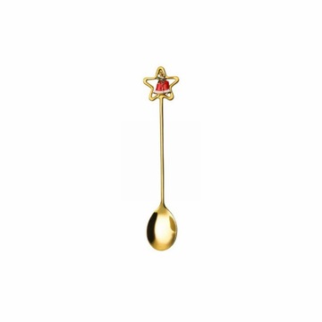 Stainless Steel Tableware Creative Cute Christmas Star Spoon Fruit Fork