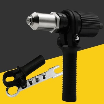 ЗАКЛЕПКА ЗАКЛЕПКА ДЛЯ ПЕРЕХОДНИКА ОТВЕРТКИ + 4 НАКОНЕЧНИКА