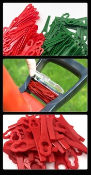 ЛЕЗВИЯ ПЛАСТИКОВЫЕ УНИВЕРСАЛЬНЫЕ ЛЕЗВИЯ ДЛЯ СТРИММЕРОВ 50 ШТ.