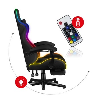 Игровое кресло HUZARO Force 4.7 RGB Mesh Черный