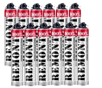 12 x PIANA PIANKA PISTOLETOWA REMONT LETNIA 750 ML
