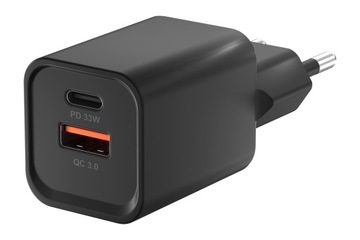 Ładowarka sieciowa Newell GaN 33W port USB typu A oraz gniazdo USB-C