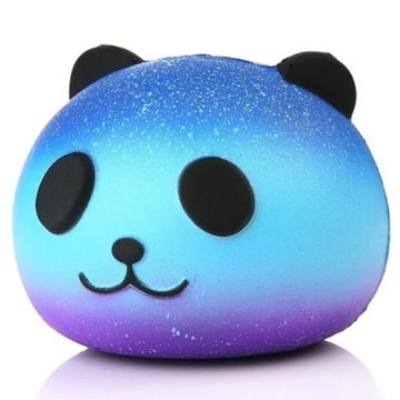 GNIOTEK ANTYSTRESOWY PIANKOWY GALAXY PANDA SQUISHY