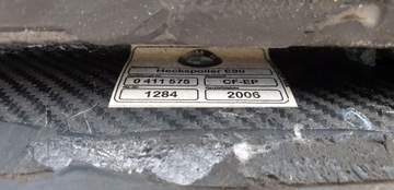 BMW E90 SPOILER LOĎKA DOPLNĚNÍ CARBON - ORIG!