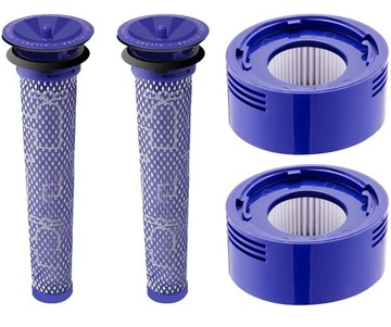4x FILTRY HEPA FILTR WSTĘPNY KOŃCOWY DLA ODKURZACZA DYSON DC V6 V7 V8