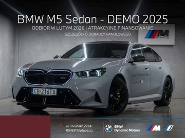 BMW Seria 5 G90-91 M Sedan 4.4 V8 727KM 2025 BMW M5 M5 Sedan 727 KM PHEV - DEMO 2025 - Pakiet Ultimate - Kamera 360 4.4