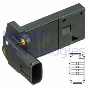 DELPHI AF10374-12B1 VÁHA VZDUCHU HMOTA VZDUCHU