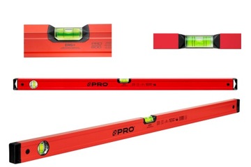 PRO POZIOMICA PRO600 CZERWONA 100cm PROFESSIONAL