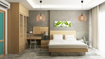 СТИЛЬНЫЙ ПОТОЛОЧНЫЙ ПОДВЕСНОЙ СВЕТИЛЬНИК СВЕТОДИОДНАЯ ЛЮСТРА В БОХО ДЕРЕВЯННЫЙ ШАР 1 x E27