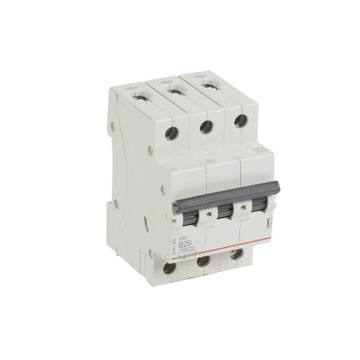 LEGRAND WYŁĄCZNIK NADPRĄDOWY 3P B20A AC RX3 419170