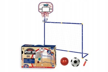 ФУТБОЛЬНЫЕ ВОРОТА БАСКЕТБОЛЬНЫЕ ФУТБОЛЬНЫЕ НАБОР 3В1