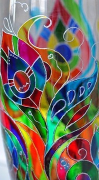 Краски витражные TOMA для стекла и керамики, 10 шт.