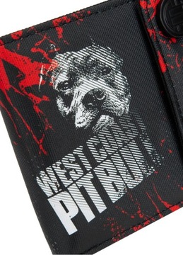 Portfel męski parciany sportowy materiałowy PIT BULL Blood Dog