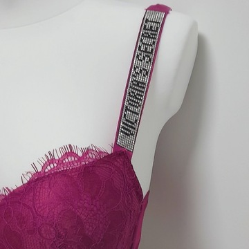 Victoria's Secret komplet bielizny różowy r. 85B