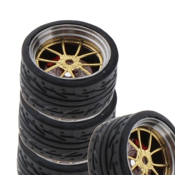 Колеса для легковых автомобилей в масштабе 1/64.