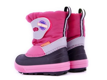 Śniegowce dla dzieci BABY SPORTS buty zimowe dziecięce OCIEPLANE wełną