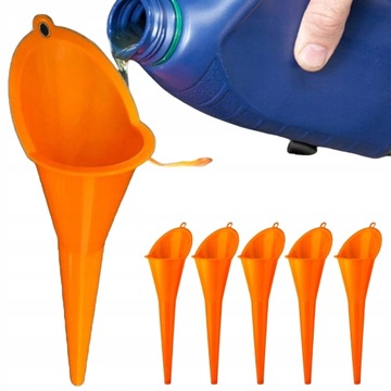 plastikowy lejek do samochodu oleju benzyny 5szt