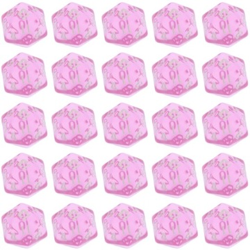 ZESTAW 25 KOSTEK K20 RPG NIBYLANDIA KOŚĆ DWUDZIESTOŚCIENNA