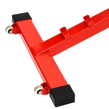 HRD SYSTEM ŁAWKA REGULOWANA TRENINGOWA PROFESIONALNA CZERWONA