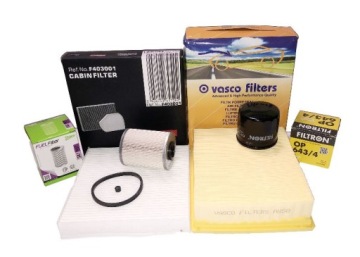 FILTRY ZESTAW 4 szt. RENAULT LAGUNA II 1.9DCI