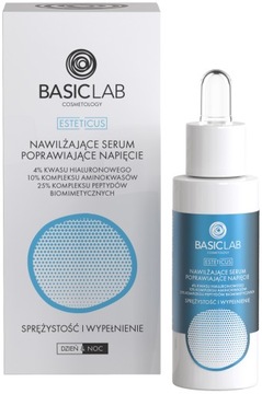 BasicLab Stężone Serum Poprawiające Napięcie z Kwasem Hialuronowym 30 ml