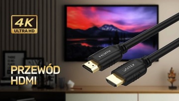 Кабель HDMI 2.0 4K 60 Гц Full HD 120 Гц HDR 10 ARC позолоченный 15 м