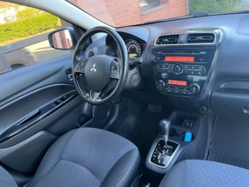 Mitsubishi Space Star Hatchback 5d 1.2 80KM 2015 Mitsubishi Space Star 1.2 benzyna 80 KM automat zarej w PL zadbany mo, zdjęcie 6