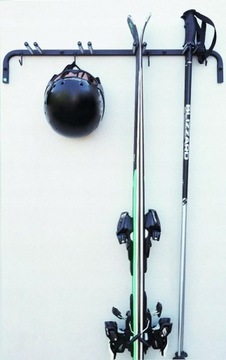 НАСТЕННАЯ ВЕШАЛКА ДЛЯ ЛЫЖ НА 4 ПАРЫ ЛЫЖ
