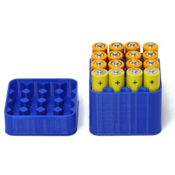 Органайзер для батареек, контейнер на 16 ААА LR03