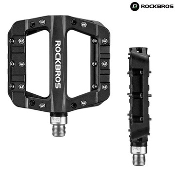 Велосипедные педали на платформе ROCKBROS для MTB - XC, нейлон + сменные штифты