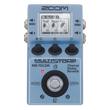 Zoom MS-70 CDR MultiStomp Chorus/Delay/Reverb
