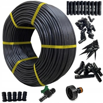 ШЛАНГ КАПЕЛЬНОГО ПОЛИВАНИЯ КОМПЛЕКТ КАПЕЛЬНОЙ ЛИНИИ