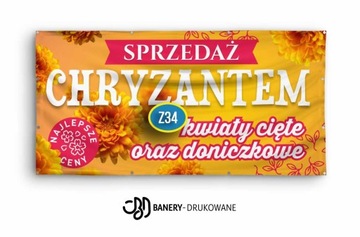 Рекламный баннер РЕКЛАМА 2мх1м Свечи Хризантемы