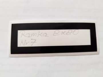 Ramka Wyświetlacza LCD 2 X 20 FOLIA POŁYSK