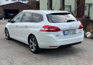 Peugeot 308 II SW 2.0 BlueHDi 150KM 2015 Peugeot 308 2,0 Hdi 150KM Automat FullLed PDC Kamera Serwis ASO Bezwypadko, zdjęcie 2