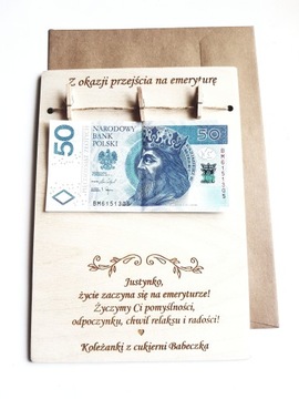 Prezent dla pracownika PRZEJŚCIE NA emeryturę