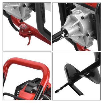 БУРА ДЛЯ ПОЧВЫ RITCH БЕНЗИНОВЫЙ ШНЕК ДЛЯ ПОЧВЫ +3 УДЛИНИТЕЛЬНЫЕ БУРЫ 50c