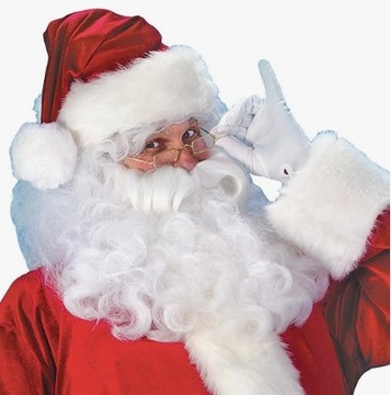 Профессиональный ВЕЛУРОВЫЙ КОСТЮМ САНТА МОРОЗА НА РОЖДЕСТВЕНСКИЙ САНТА МОРОЗ