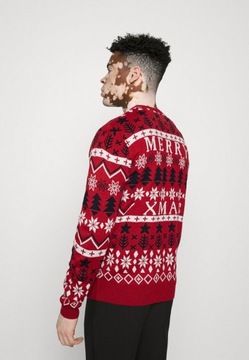 Sweter z motywem świątecznym Brave Soul M