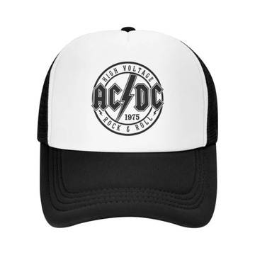 Siateczkowe czapki z daszkiem AC DC Rock & Roll Unisex sportowy Trucker
