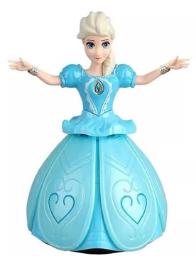 LALKA TAŃCZY ELSA KRAINA LODU ŚWIECI ŚPIEWA FROZEN