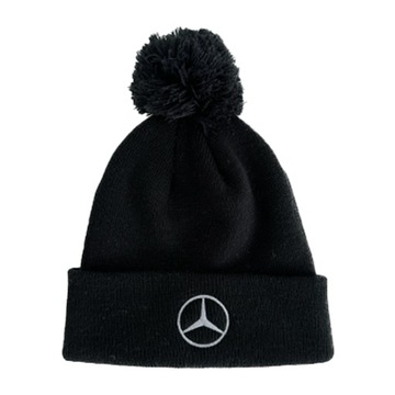 CZAPKA ZIMOWA MERCEDES Z POMPONEM