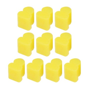 10шт Alto Horn Силиконовые шайбы Сменные поворотные клапаны 3,5 мм Желтые