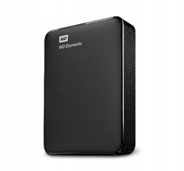 Портативный накопитель WD Elements, 4 ТБ, 2,5 дюйма, USB3.0/USB2.0, черный