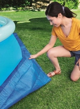 ПОЛ ПОД БАССЕЙНОМ, КОВРИК, ФОЛЬГА, БРЕЗЕНТ, 274 Х 274