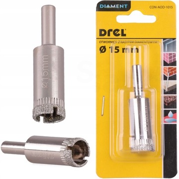 Дрель бриллиантовые отверстия Gres Glass 4-65 мм