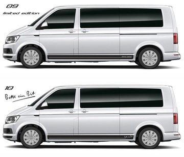 VW T5 Transporter Multivan Edition ДЛИННЫЕ наклейки