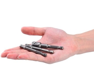 ПЕРЕХОДНИКИ ДЛЯ ОТВЕРТОК СВЕРЛ НАСАДКИ 1/4 3/8 1/2 УСИЛЕННЫЕ 3 EL