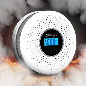 ND21_110634 Датчик дыма угарного газа SafeSensor2000 2в1