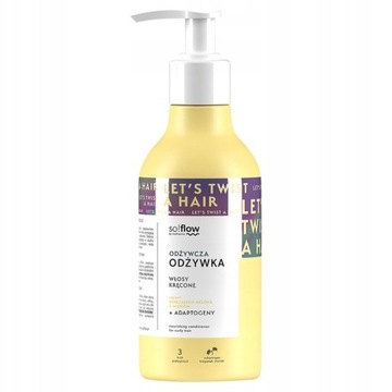 SO!FLOW odżywcza odżywka do włosów kręconych melon/aloes 400 ml